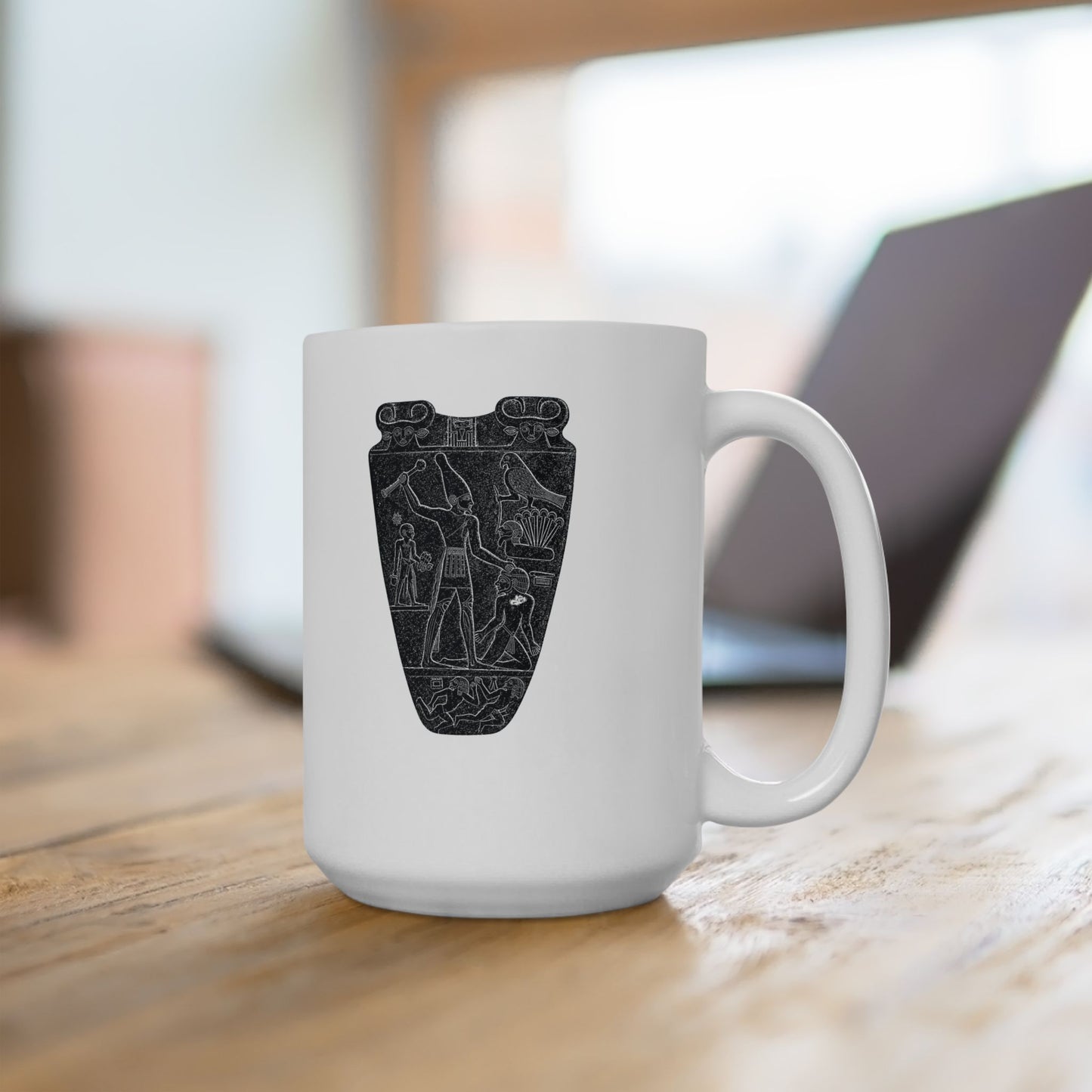 Egyptian Narmer Palette Ceramic Mug, (11oz, 15oz)