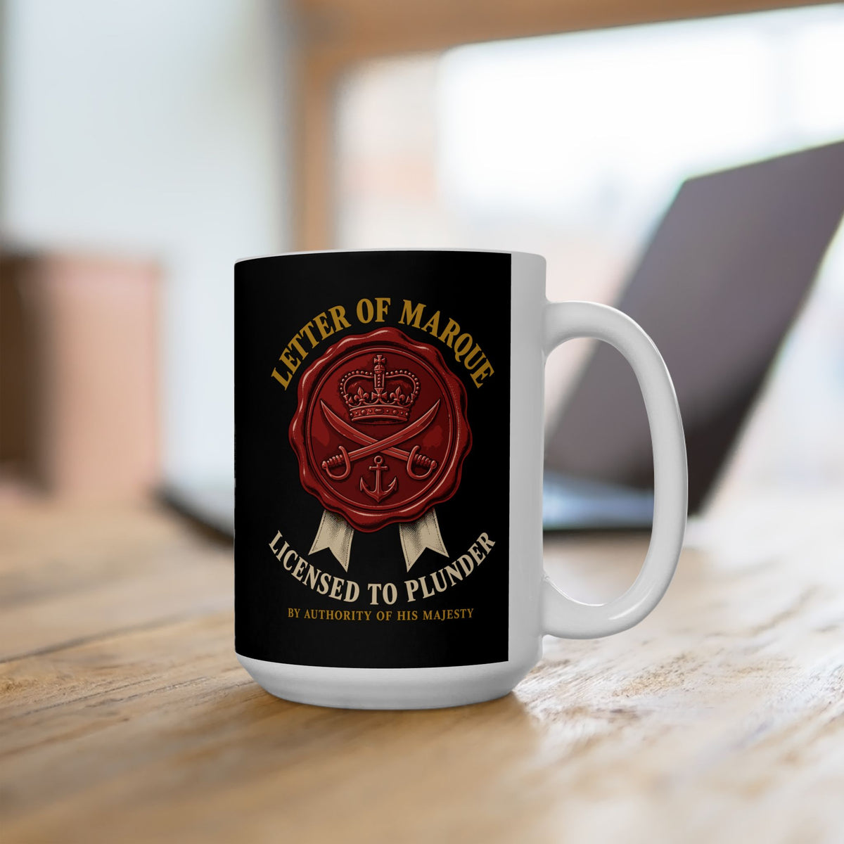 Letter of Marque Licensed to Plunder Ceramic Mug, (11oz, 15oz)