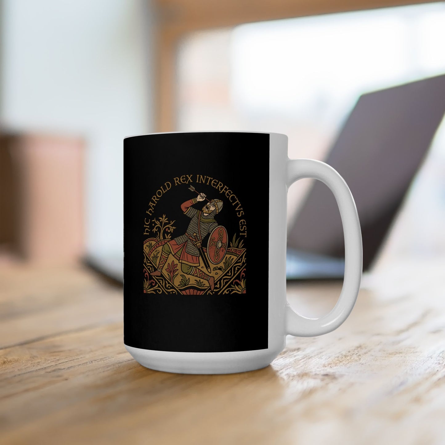 Hic Harold Interfectus Battle of Hastings Ceramic Mug, (11oz, 15oz)