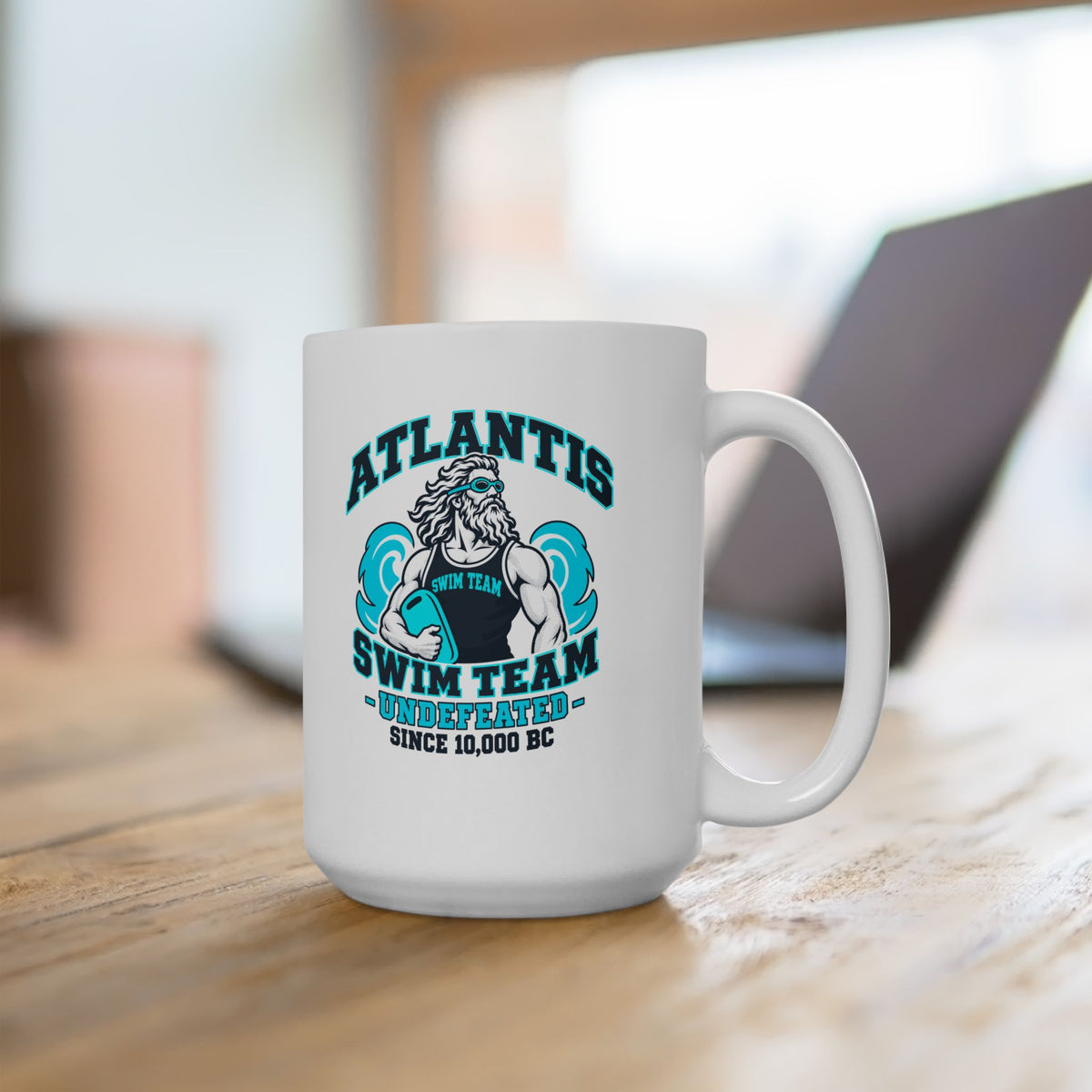 Atlantis Swim Team Ceramic Mug, (11oz, 15oz)