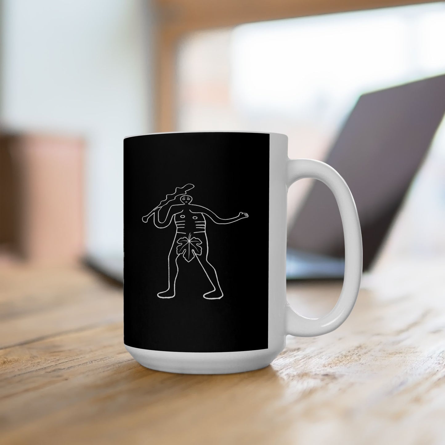 Censored Giant of Cerne Abbas Ceramic Mug, (11oz, 15oz)