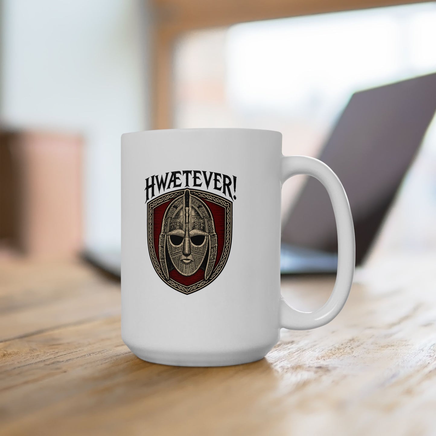 Hwaetever Sutton Hoo Saxon Ceramic Mug, (11oz, 15oz)