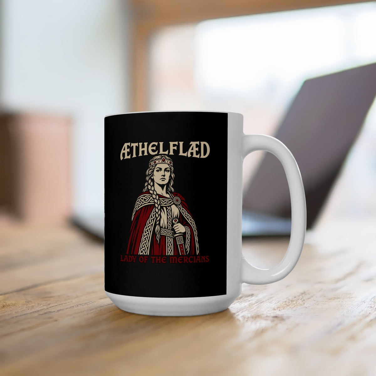Aethelflaed Lady of the Mercians Ceramic Mug, (11oz, 15oz)