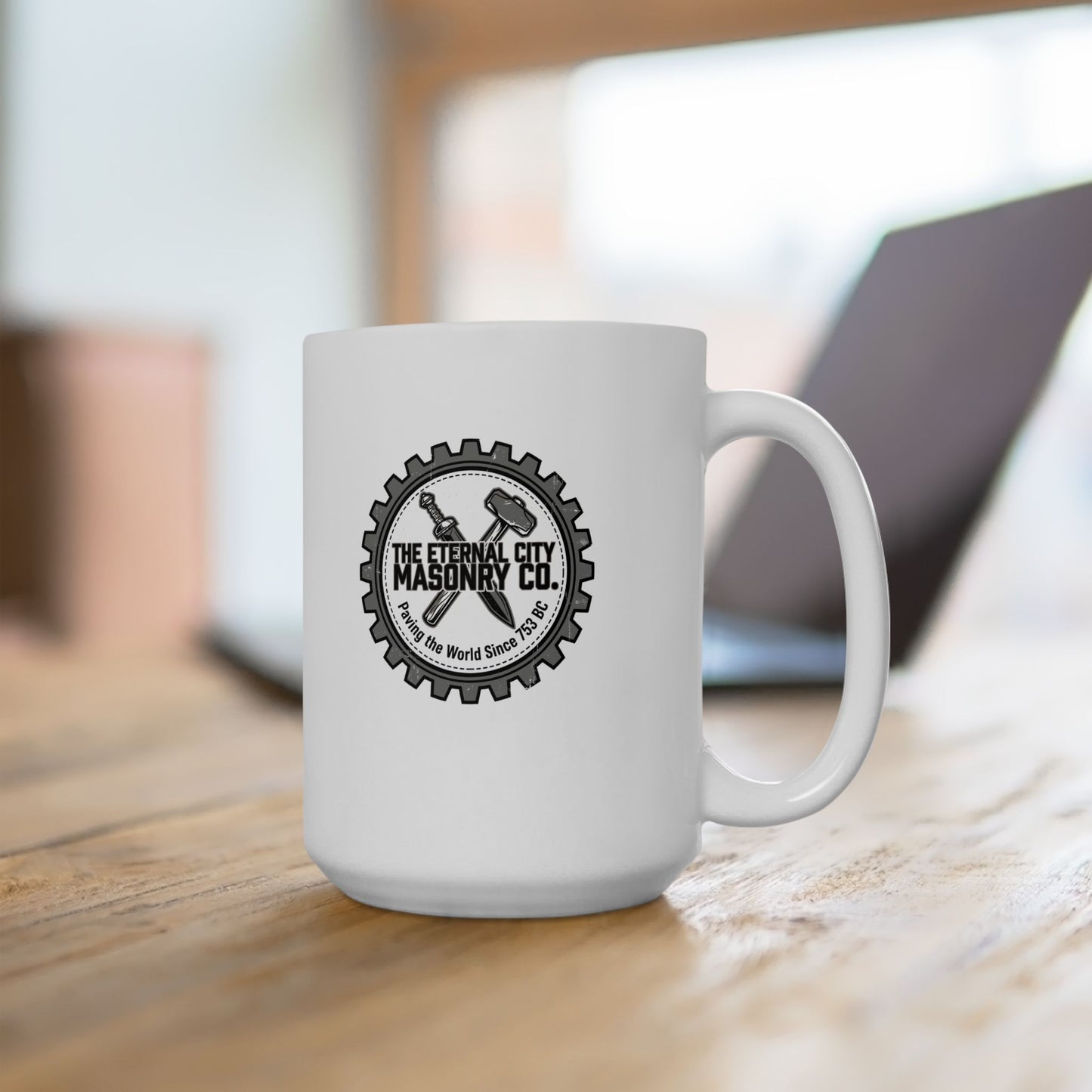 Eternal City Masonry Ceramic Mug, (11oz, 15oz)