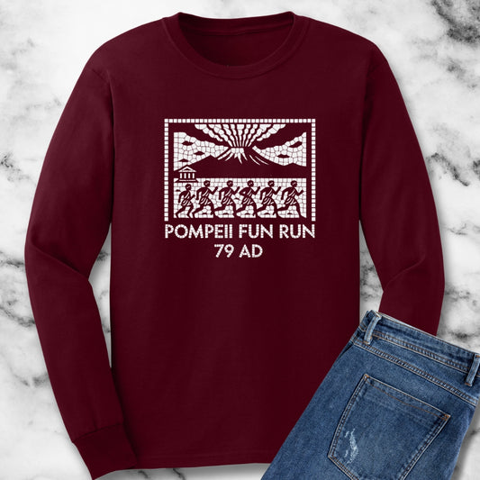 Pompeii Fun Run Mosaic Unisex Long Sleeve Tee