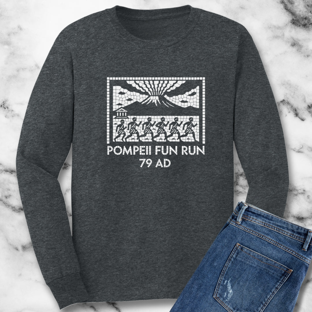 Pompeii Fun Run Mosaic Unisex Long Sleeve Tee