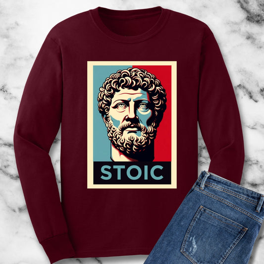 Stoic Marcus Aurelius Unisex Long Sleeve Tee