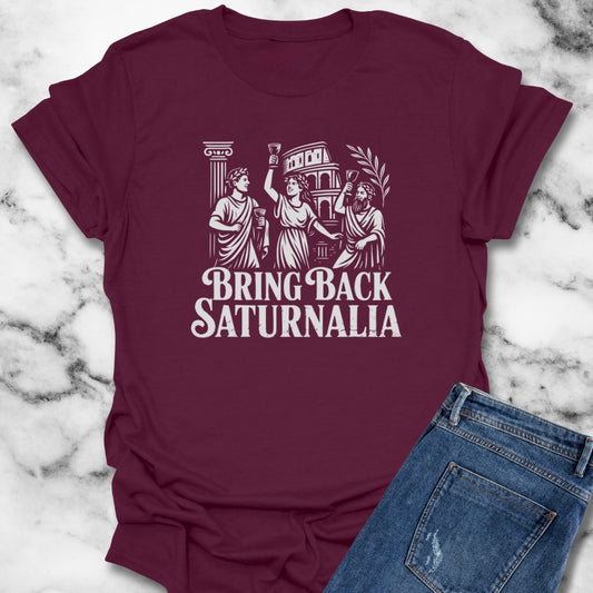 Bring Back Saturnalia Roman Christmas Unisex T-Shirt