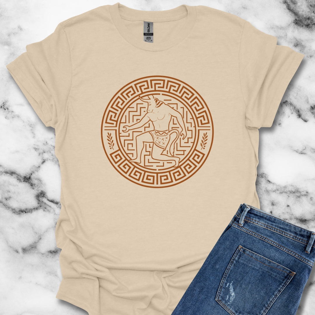 Minotaur Labyrinth Unisex Lightweight T-Shirt
