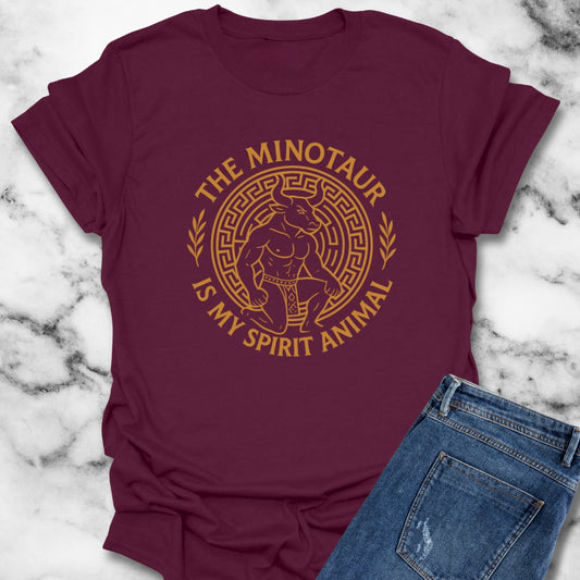 The Minotaur Is My Spirit Animal Unisex Lightweight T-Shirt