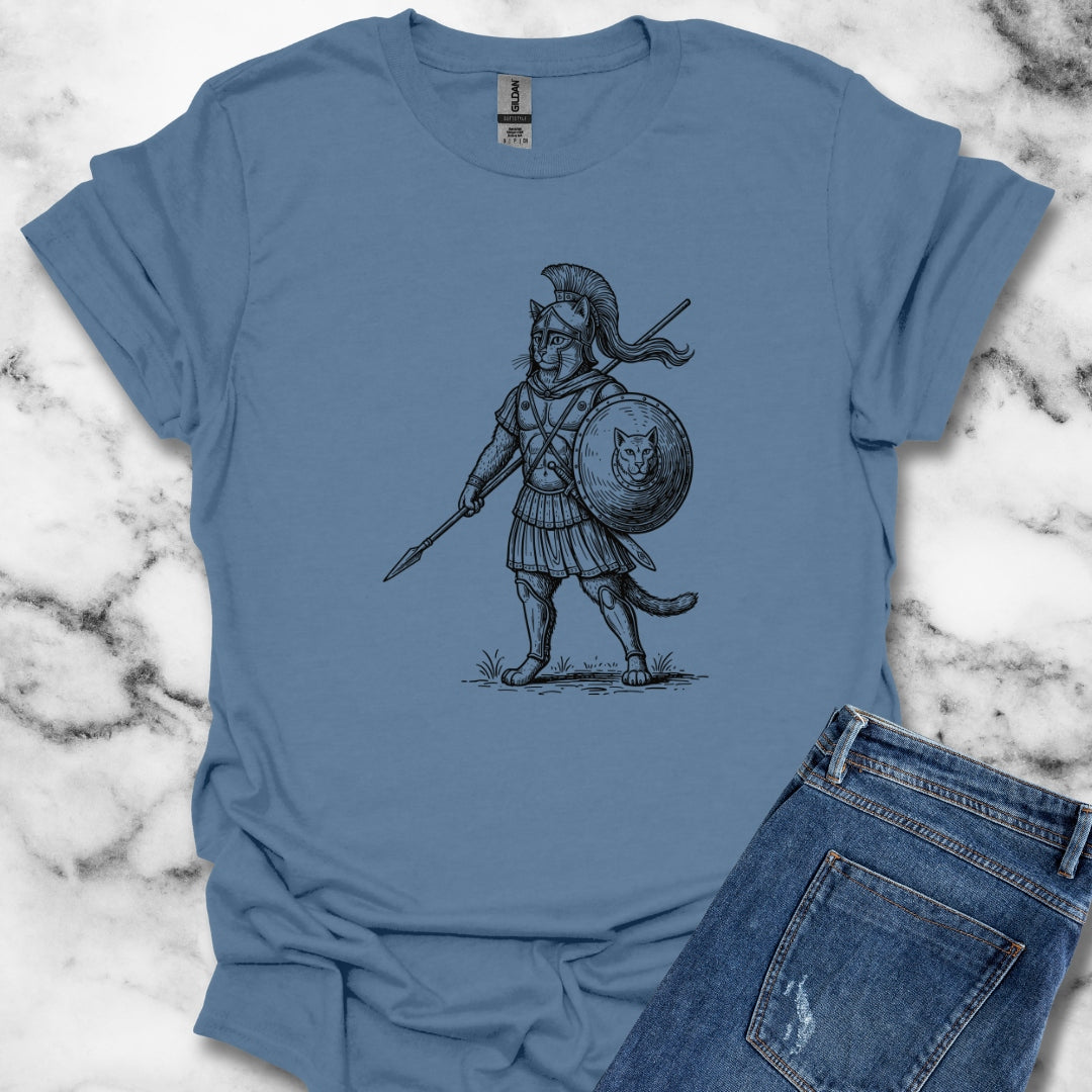 Cat Hoplite Unisex T-Shirt