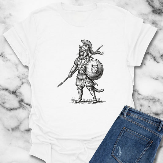 Cat Hoplite Unisex T-Shirt