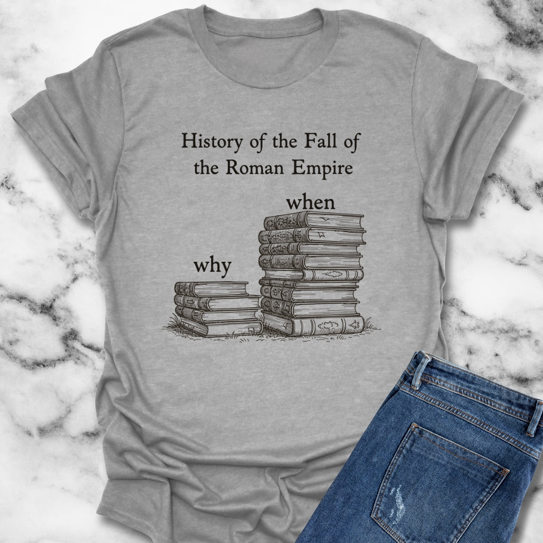 History of the Fall of Rome Books Unisex T-Shirt