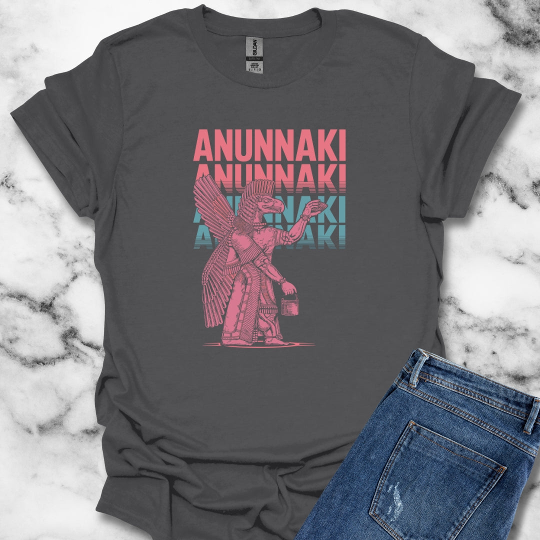 Anunnaki Vaporwave Sumerian God Unisex Lightweight T-Shirt