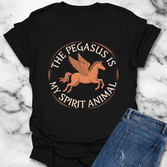 Pegasus is My Spirit Animal Unisex Lightweight T-Shirt