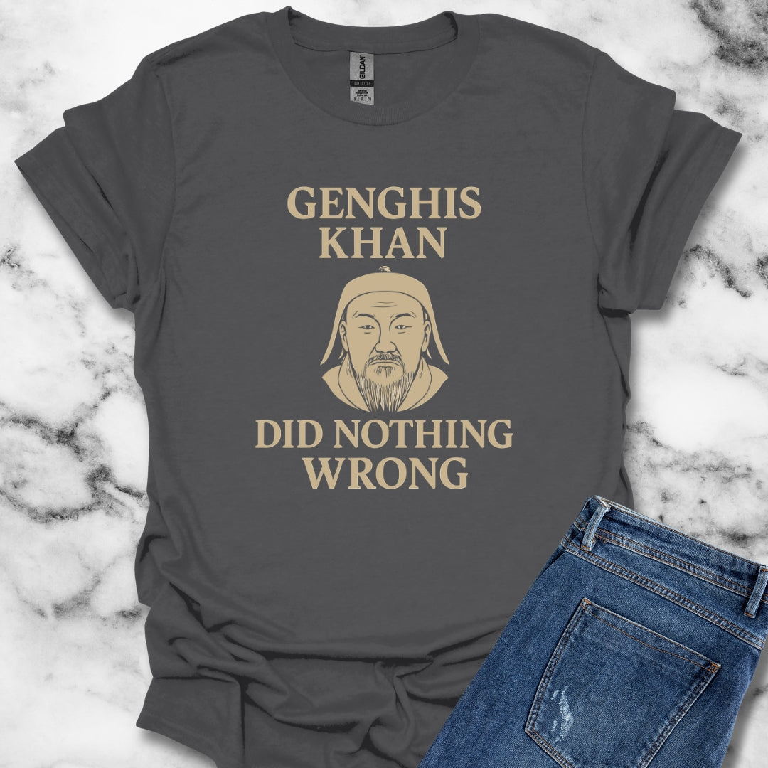 Genghis Khan Did Nothing Wrong Unisex Lightweight T-Shirt