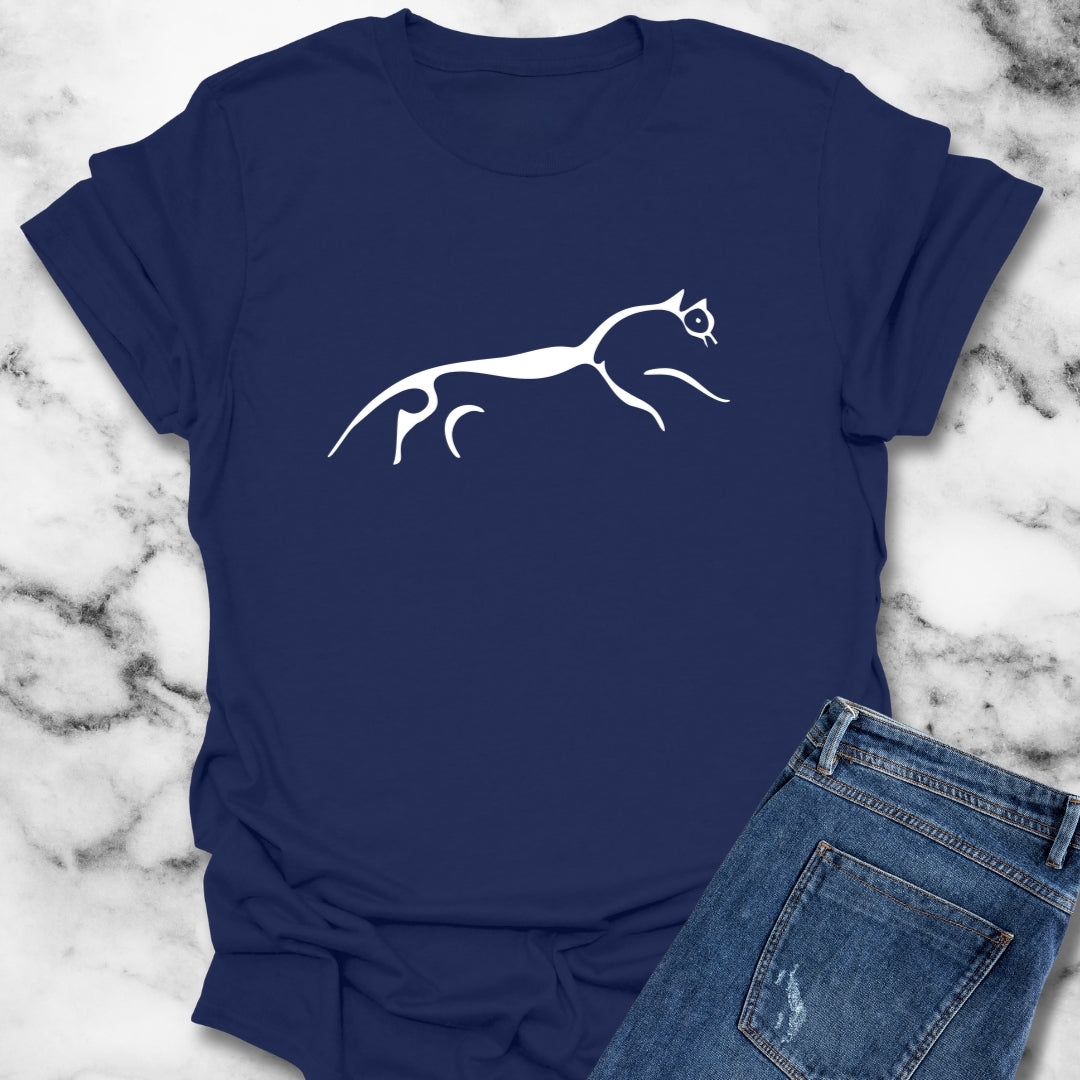 White Horse of Uffington Ancient Geoglyph Unisex Lightweight T-Shirt