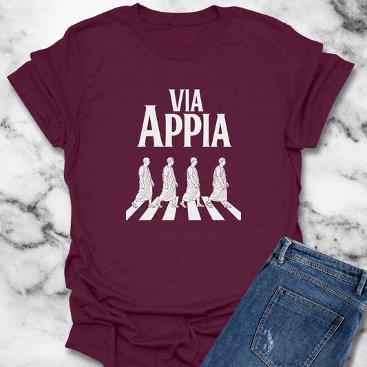 Ancient Roman Via Appia Unisex Lightweight T-Shirt