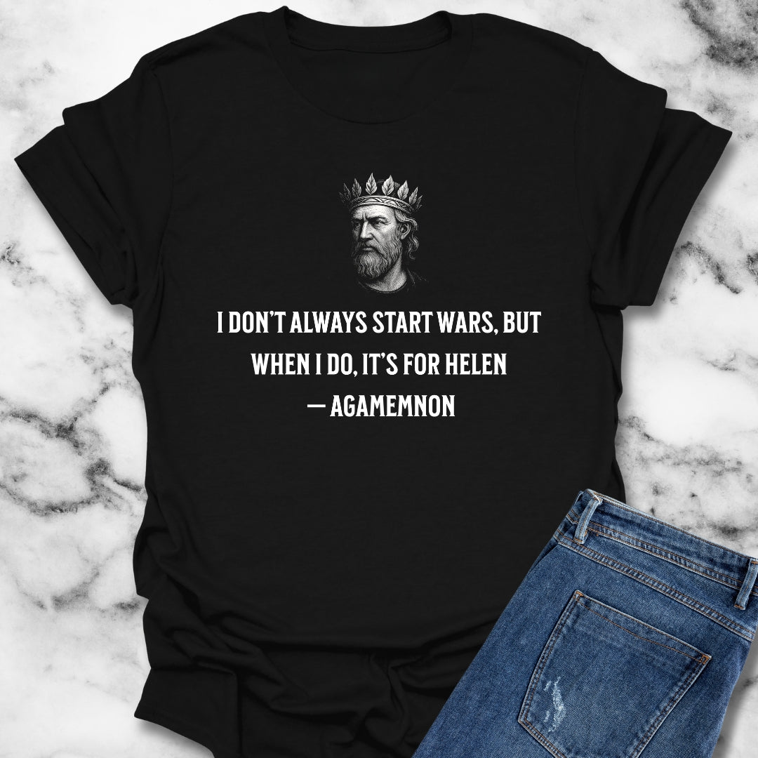 Agamemnon Trojan War Helen of Troy Unisex Lightweight T-Shirt
