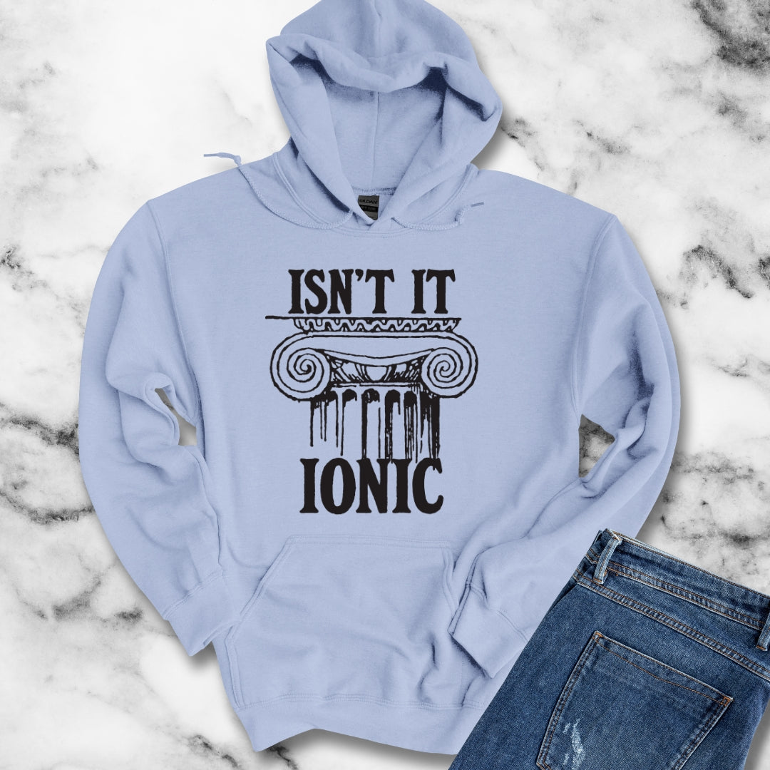 Isn't it Ionic Ancient Greek Column Unisex Heavy Blend™ Hooded Sweatshirt