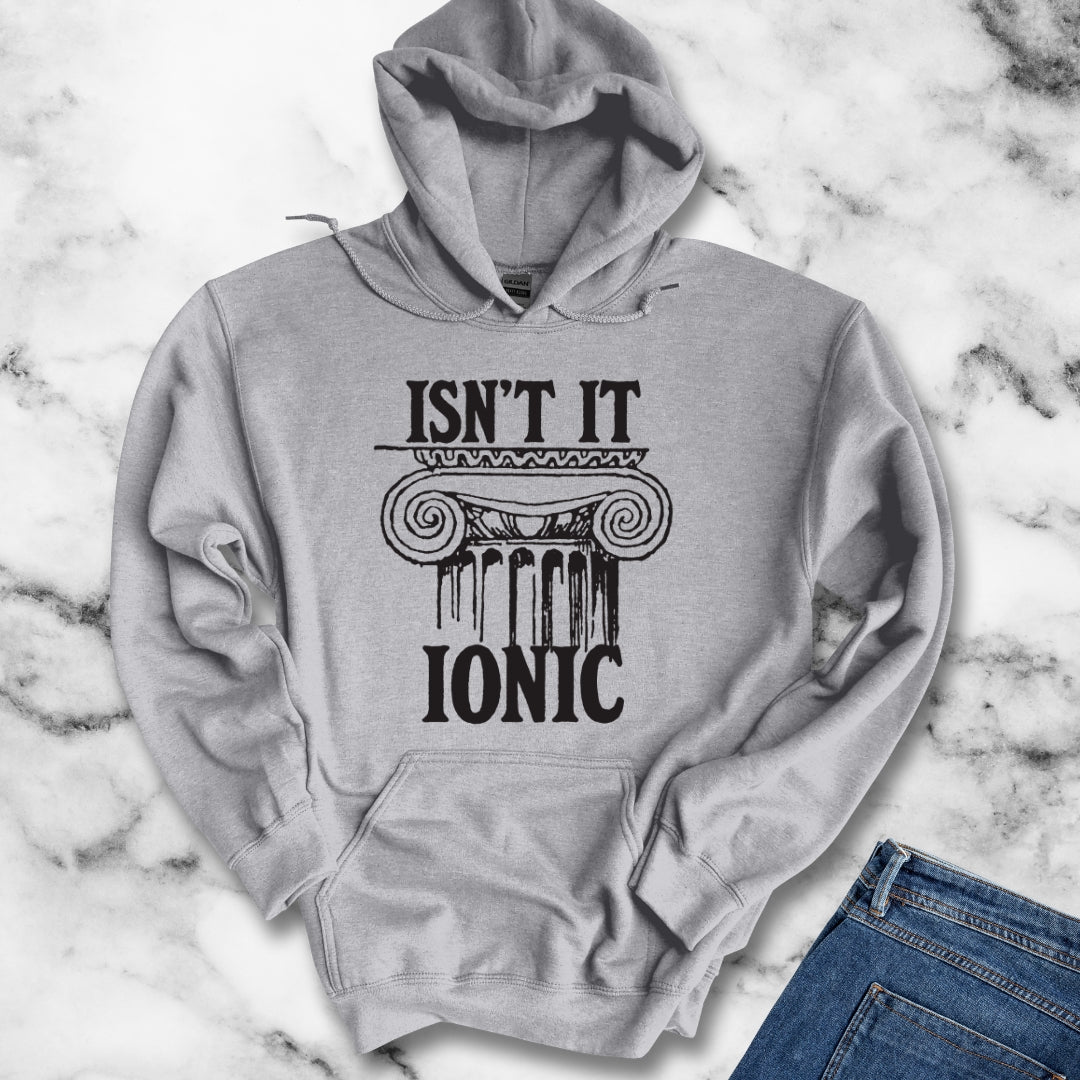 Isn't it Ionic Ancient Greek Column Unisex Heavy Blend™ Hooded Sweatshirt