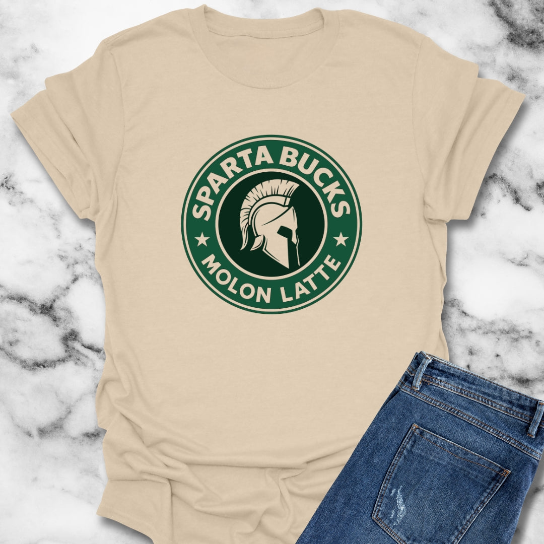 Sparta Bucks Molon Latte Unisex Lightweight T-Shirt