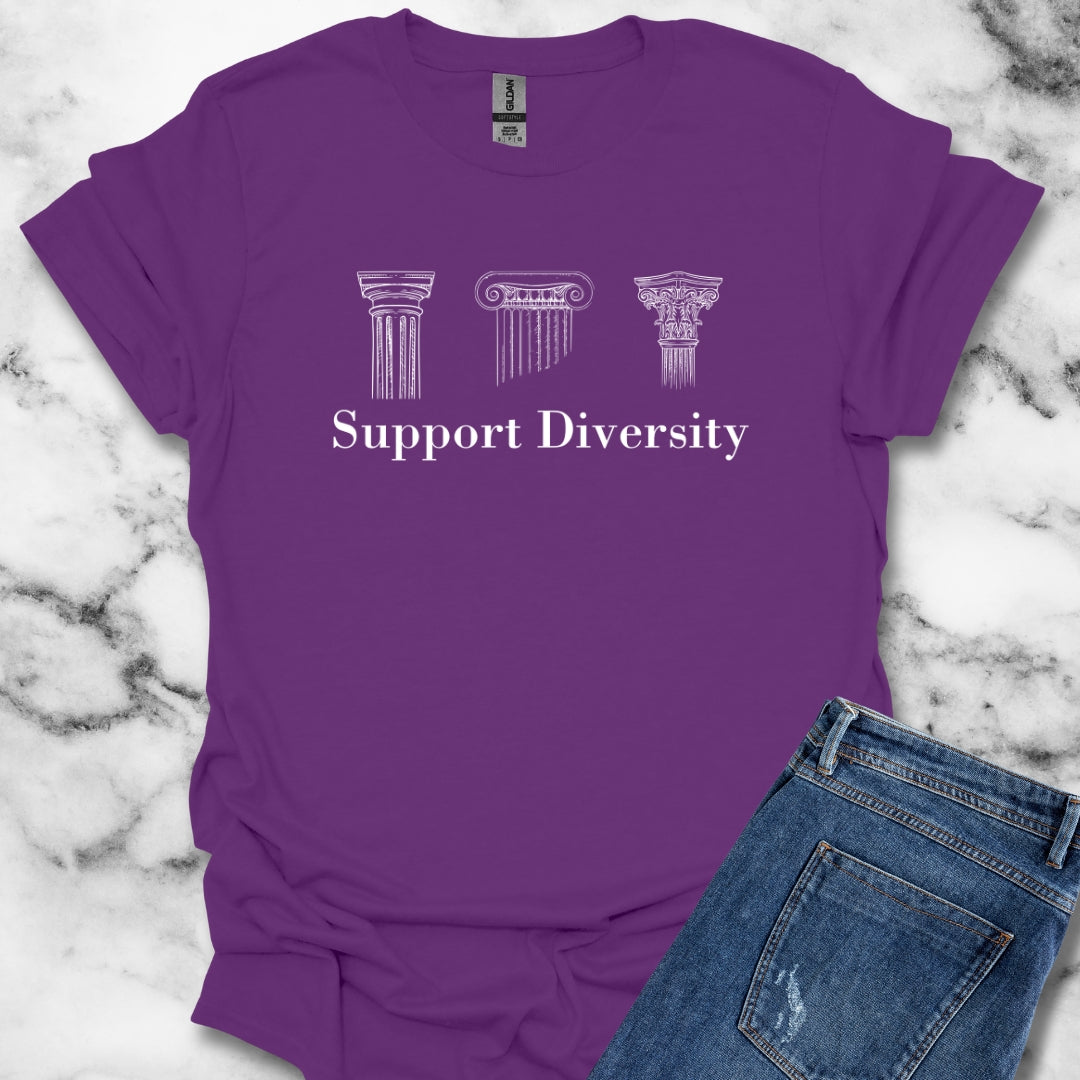 Support Diversity Unisex Lightweight T-Shirt