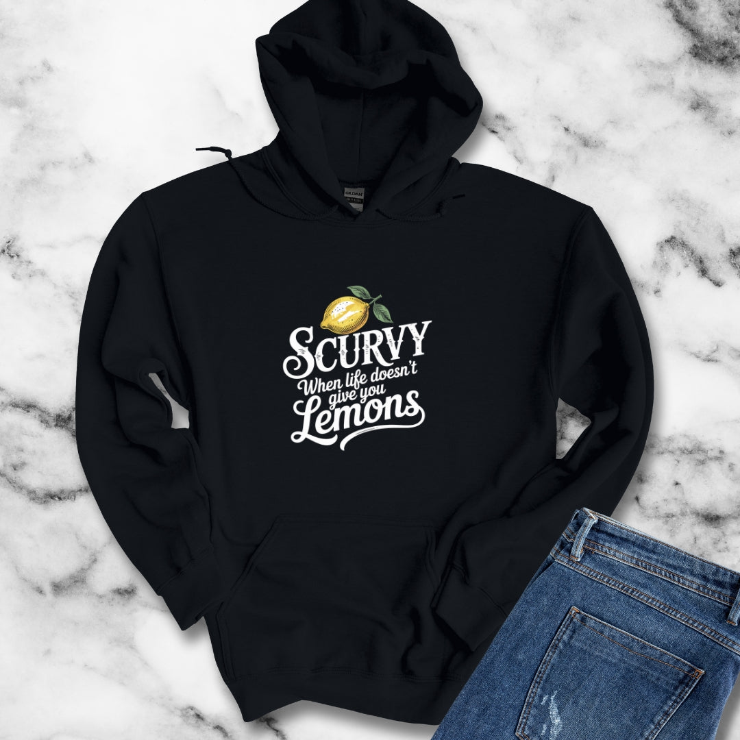 Scurvy When Life Doesn't Give You Lemons Unisex Heavy Blend™ Hooded Sweatshirt