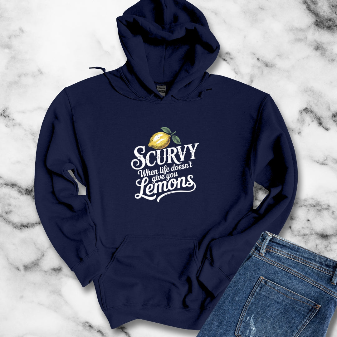 Scurvy When Life Doesn't Give You Lemons Unisex Heavy Blend™ Hooded Sweatshirt