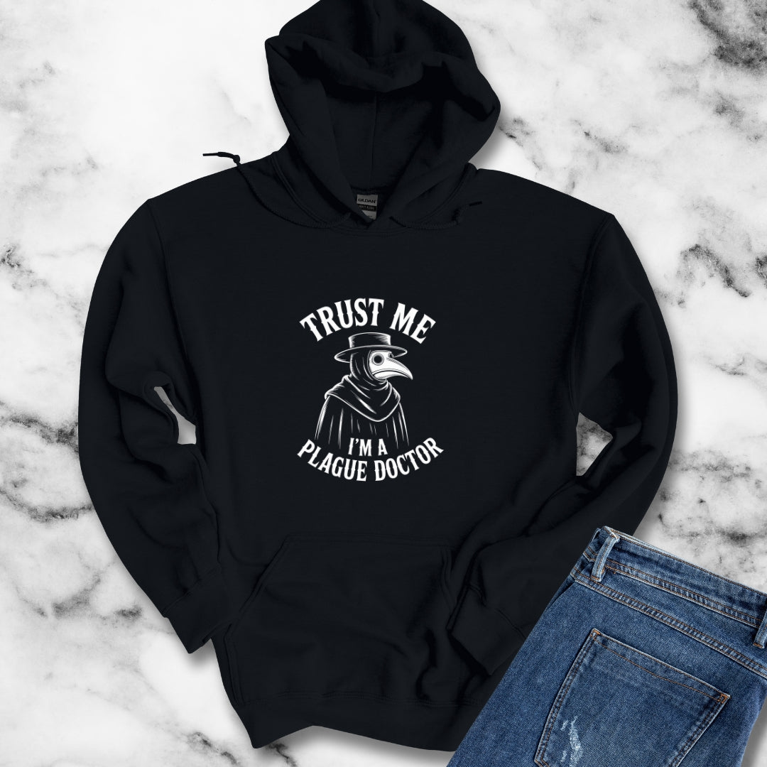 Trust Me I'm a Plague Doctor Unisex Heavy Blend™ Hooded Sweatshirt