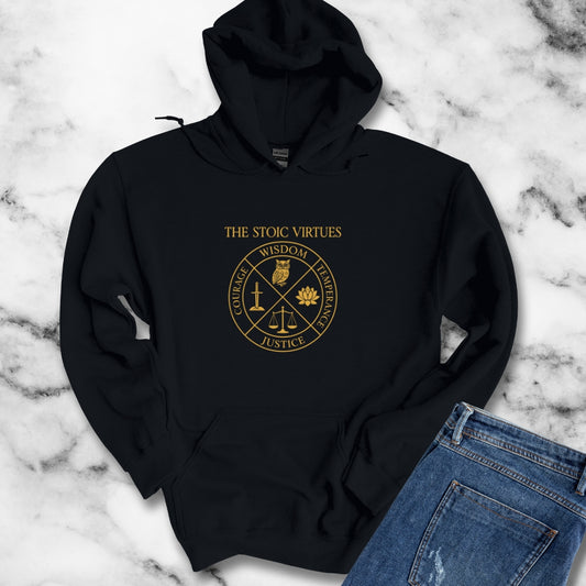 Stoic Virtues Unisex Heavy Blendâ„¢ Hooded Sweatshirt