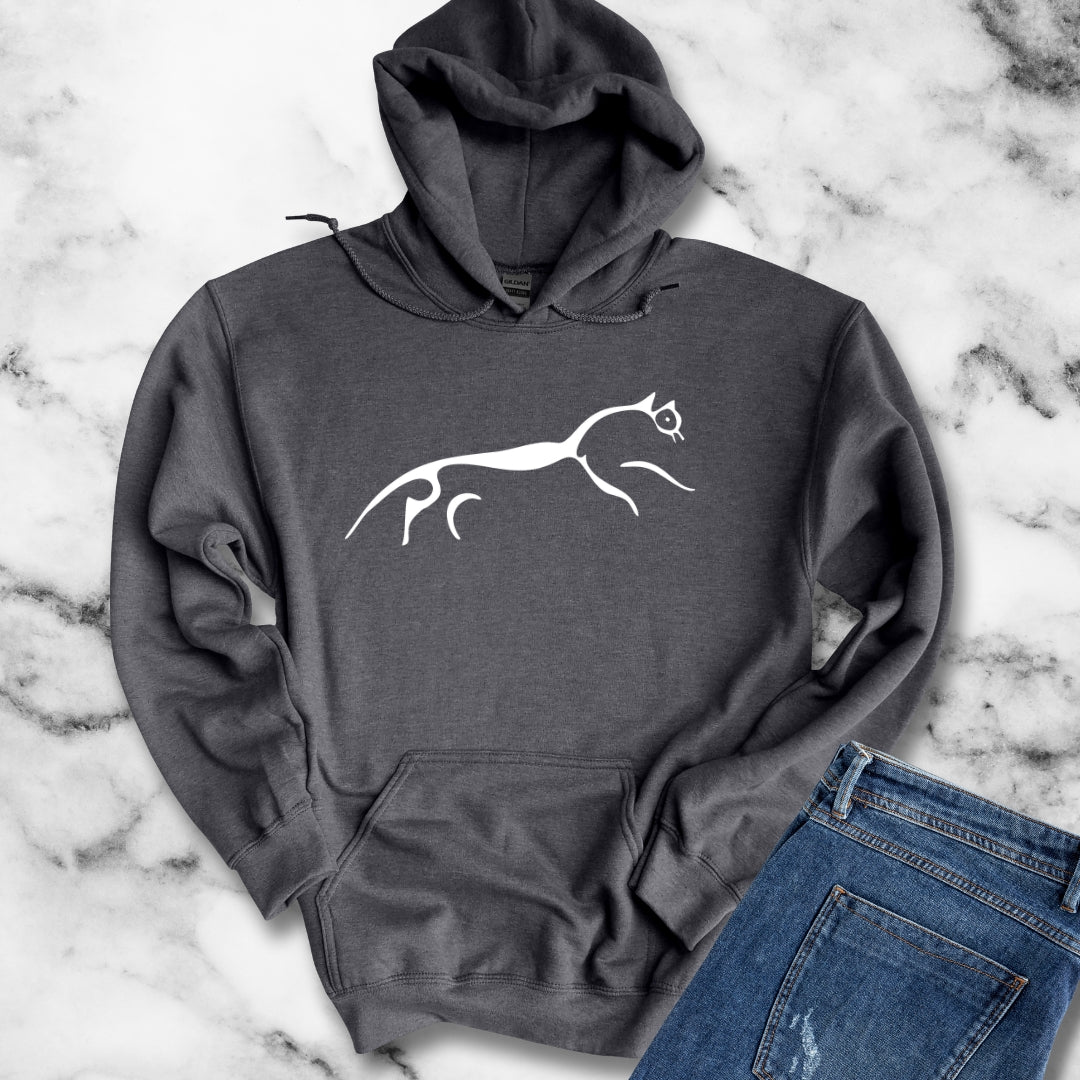 White Horse of Uffington Unisex Heavy Blend™ Hooded Sweatshirt