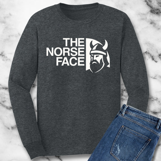 The Norse Face Viking Unisex Long Sleeve Tee