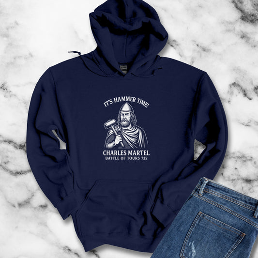 Hammer Time Charles Martel Battle of Tours Unisex Heavy Blendâ„¢ Hooded Sweatshirt
