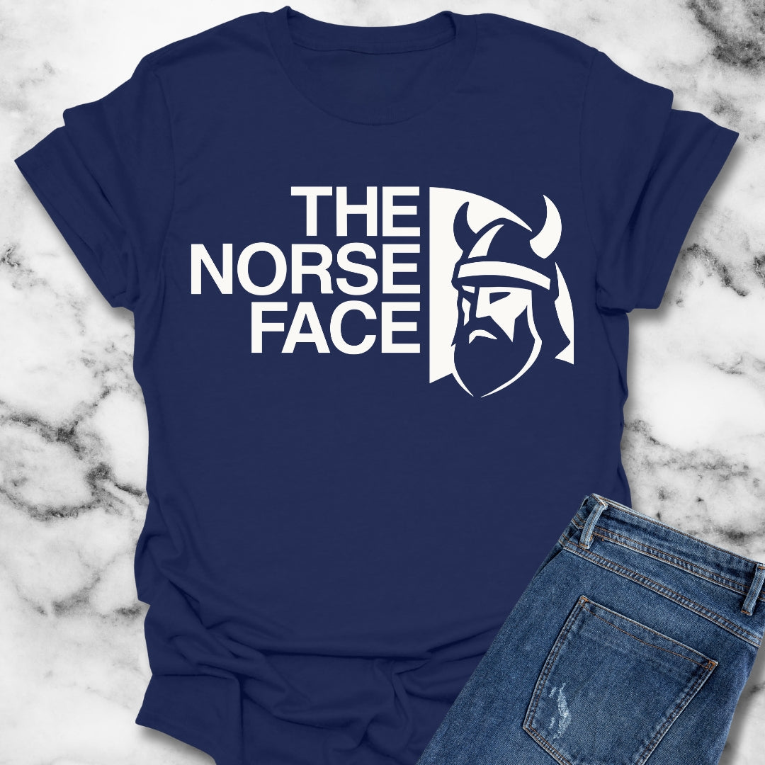 Norse Face Viking Unisex Lightweight T-Shirt