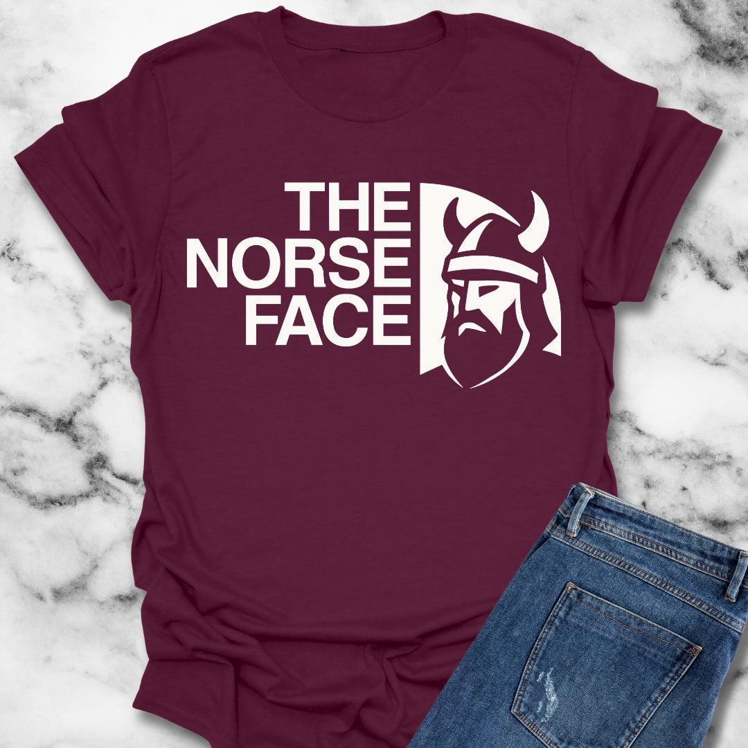 Norse Face Viking Unisex Lightweight T-Shirt