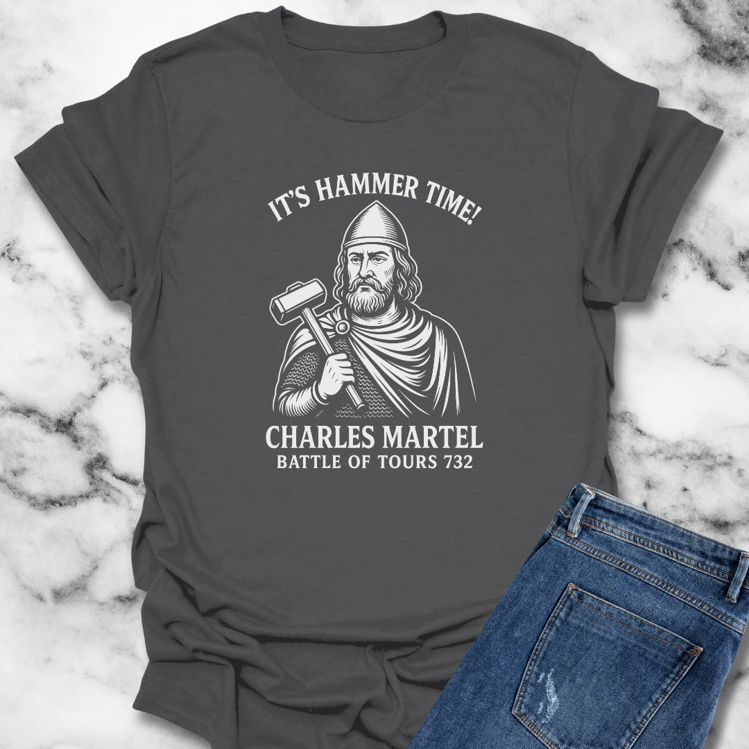 Hammer Time Charles Martel Battle of Tours Unisex Lightweight T-Shirt