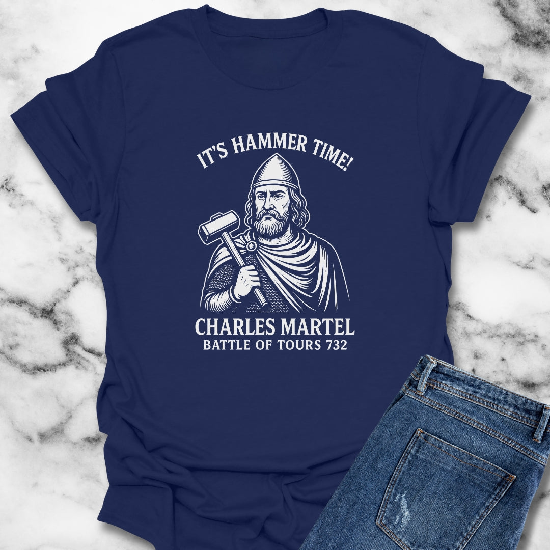 Hammer Time Charles Martel Battle of Tours Unisex Lightweight T-Shirt