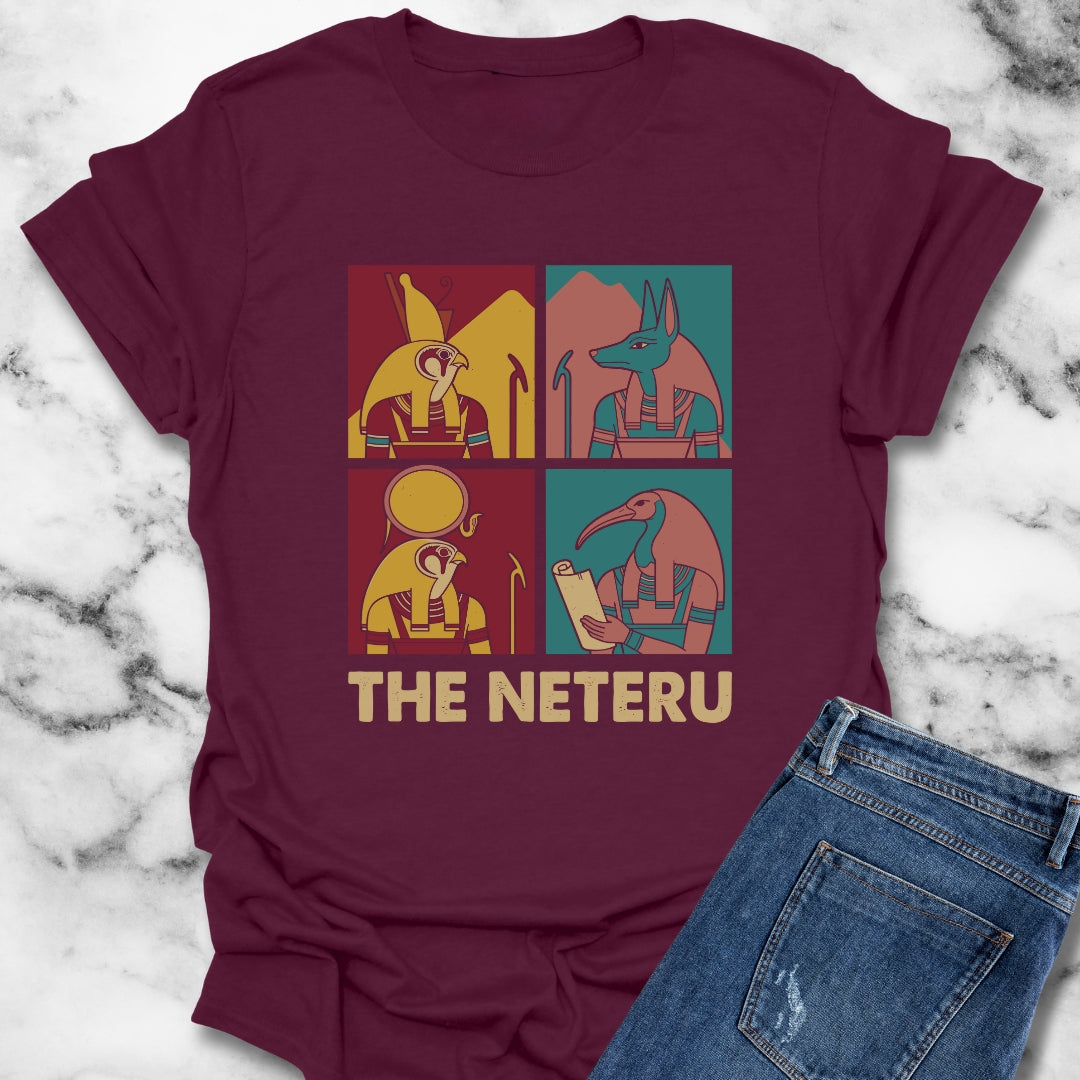 The Neteru Egyptian Gods Pantheon T-Shirt