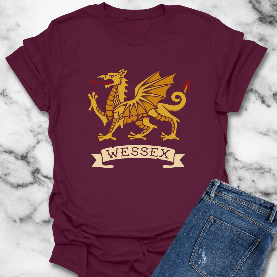 Golden Wyvern Dragon Wessex T-Shirt