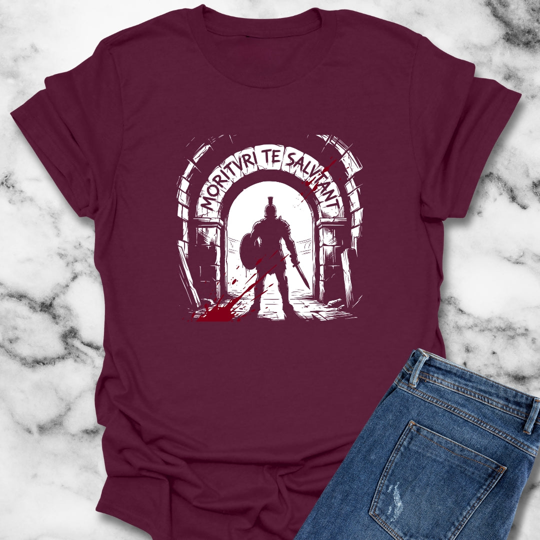 Morituri Te Salutant Gladiator We Salute You T-Shirt