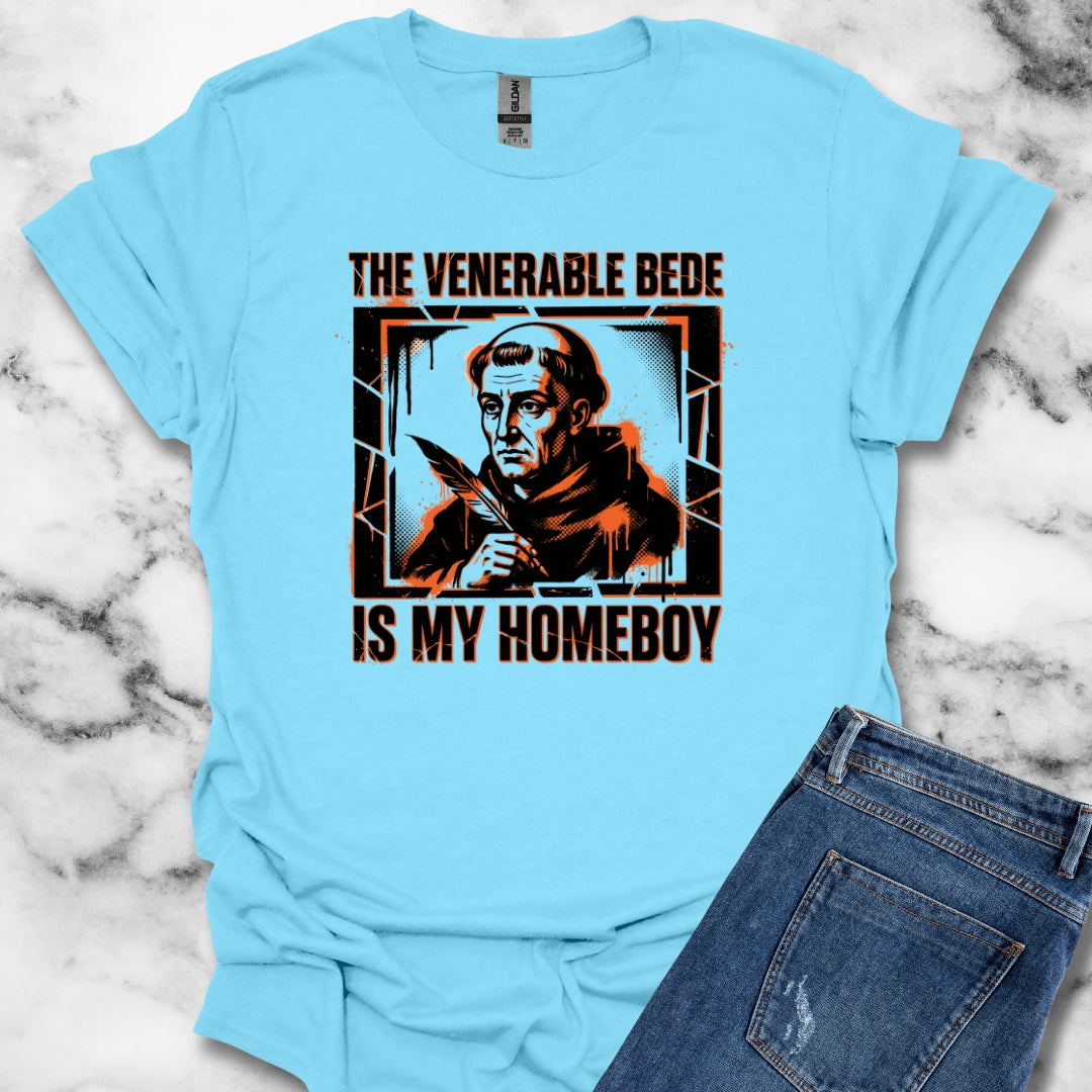 The Venerable Bede Is My Homeboy T-Shirt