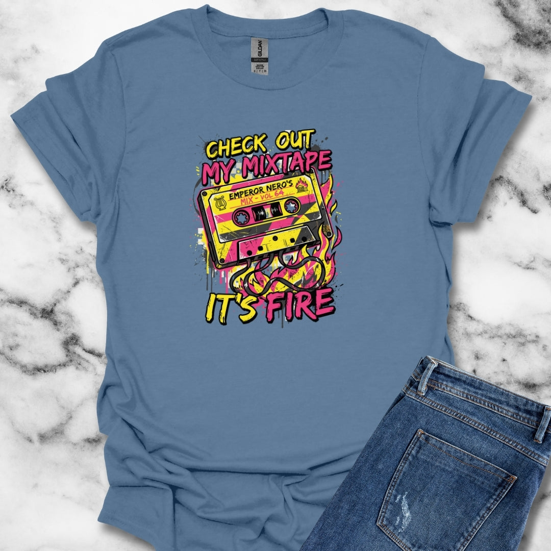 Emperor Nero Mix Tape Unisex Lightweight T-Shirt