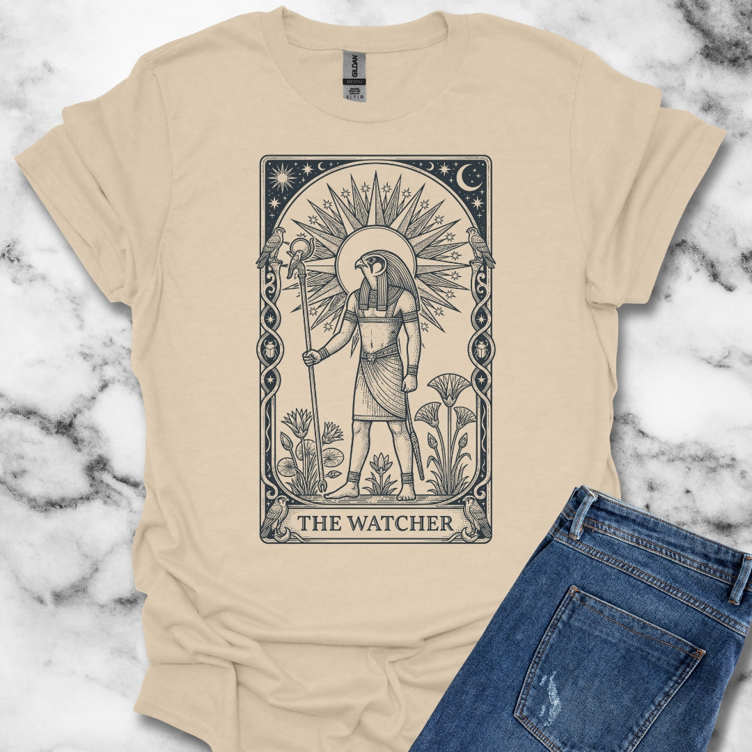 Horus the Watcher Tarot Unisex Lightweight T-Shirt