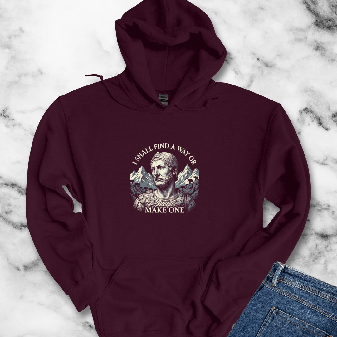 Hannibal Carthaginian Find A Way Quote Hoodie Sweatshirt