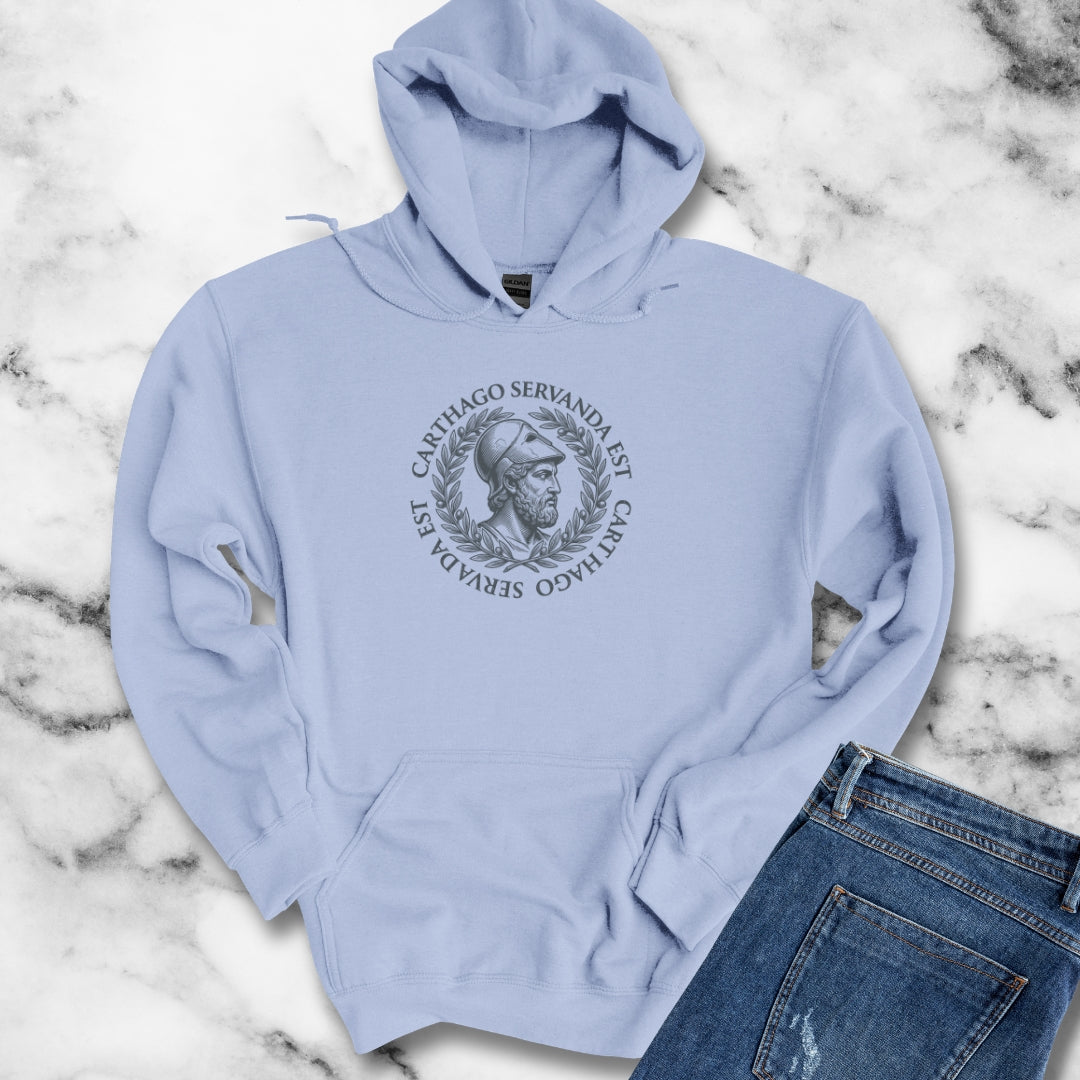 Scipio Quote Carthago Servanda Est Quote Hoodie Sweatshirt