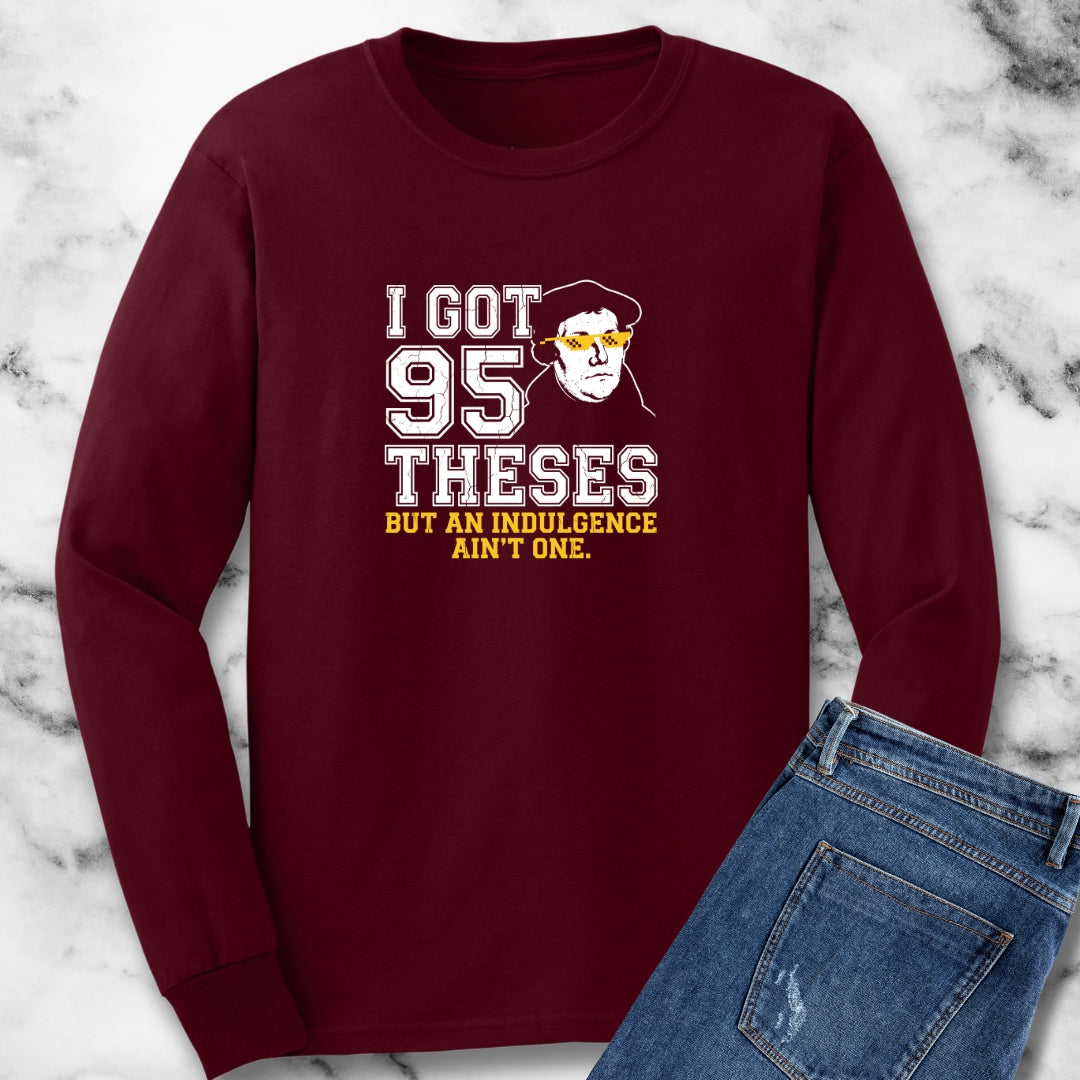 Martin Luther 95 Theses Long Sleeve Tee