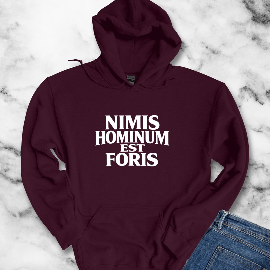 It's Too Peopley Outside in Latin Hoodie Sweatshirt