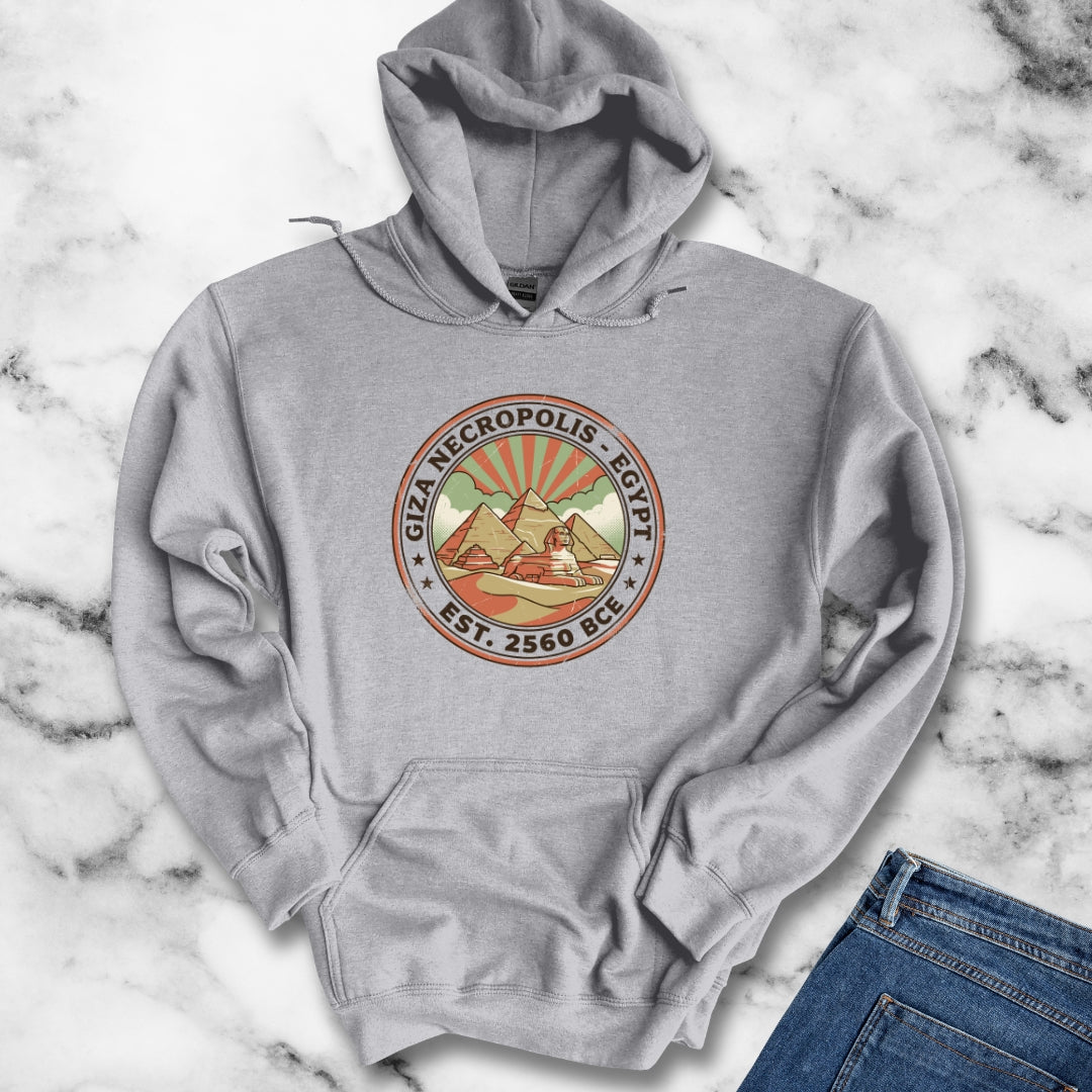 Giza Pyramids Necropolis Hoodie Sweatshirt