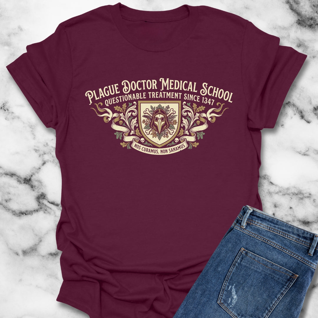 Plague Doctor Medical School T-Shirt